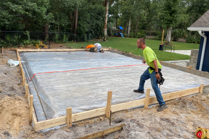 Finished concrete work in Oak Hill