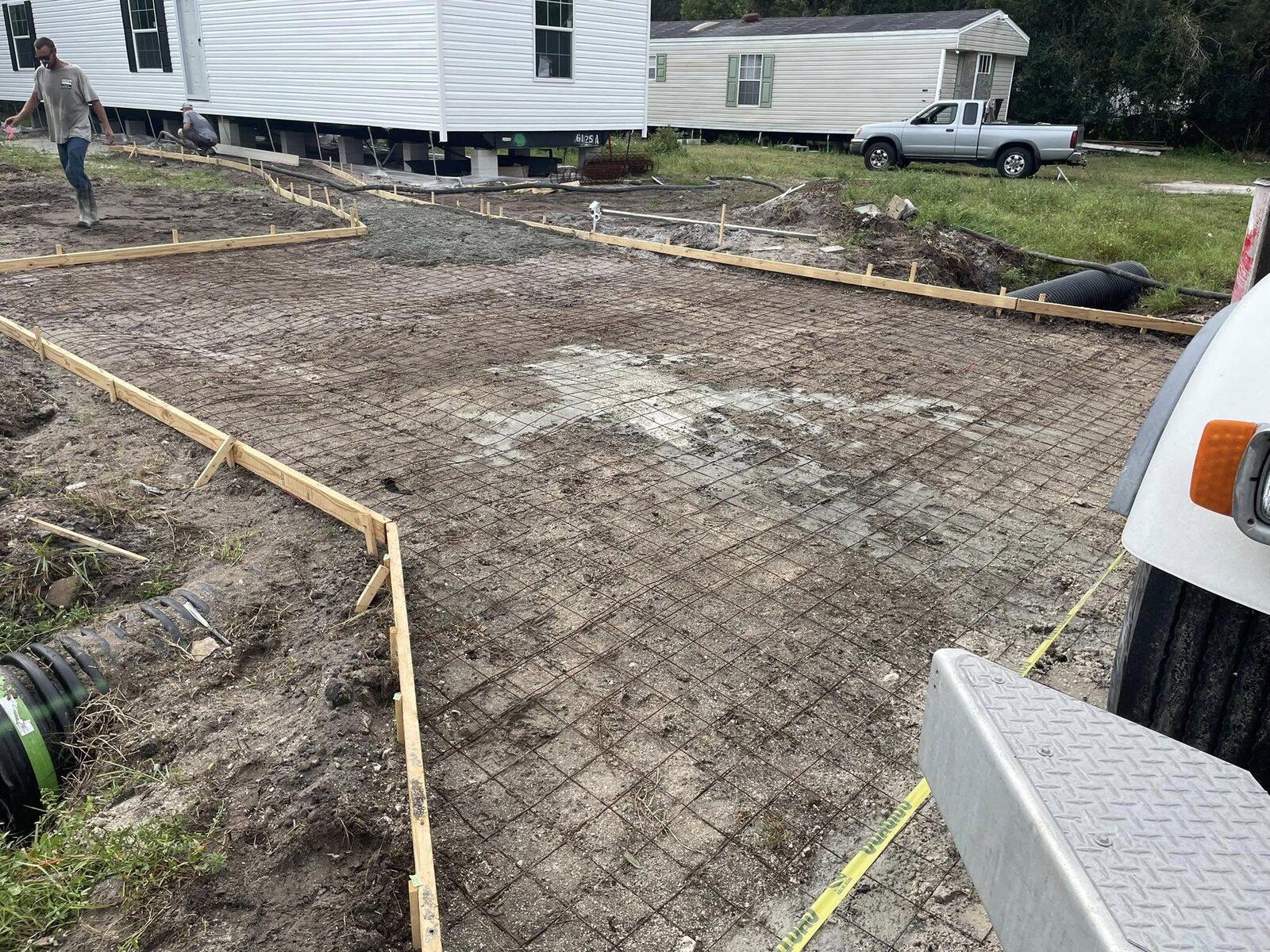 Site grading and pad prep